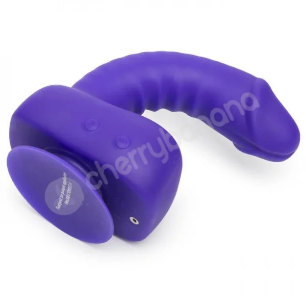 Uprize Purple Remote Control Erecting 6" Vibrating Dildo