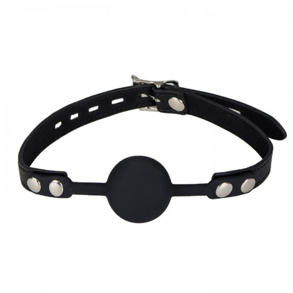 Bondara Black Silicone Ball Gag with Lock