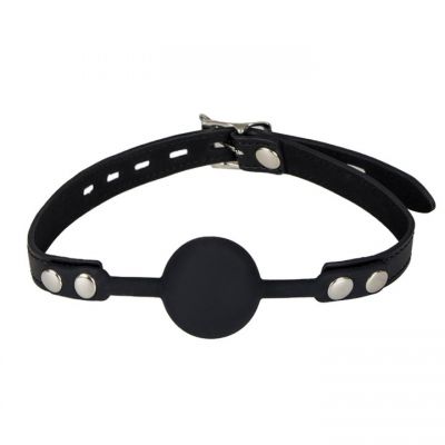 Bondara Black Silicone Ball Gag with Lock