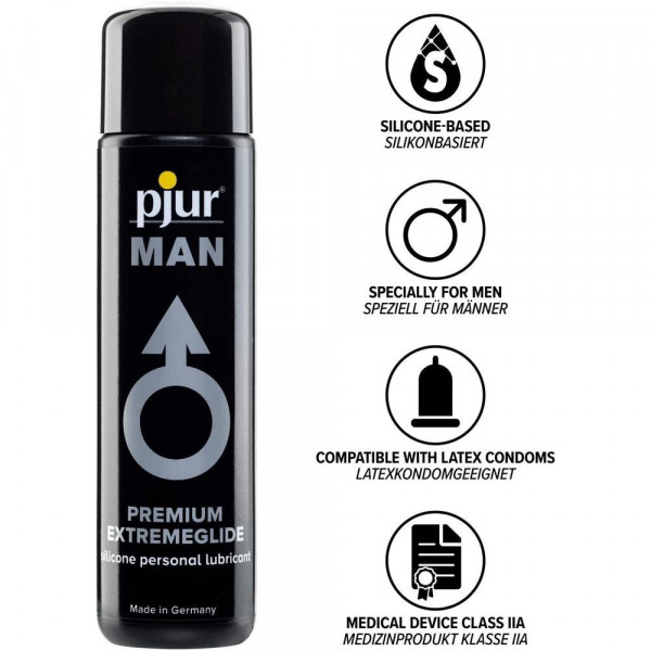 Pjur Man Extremeglide - Silicone-Based Lube | 250ml (8.5oz)