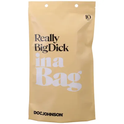 Really Big Dick in a Bag 10 Inch Clear