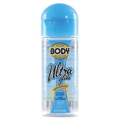 Body Action Ultra Glide Water Based 2 3 oz Bottle
