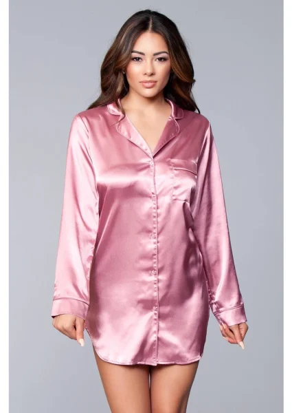 Kimberly Satin Sleepshirt