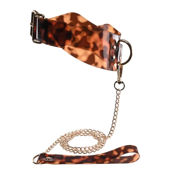 Sincerely Amber Collar & Leash By Sportsheets