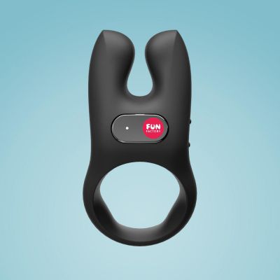 Fun Factory NOS Vibrating Silicone Cock Ring Black