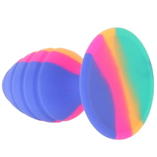 Cheeky Medium Swirl Tie Dye Butt Plug