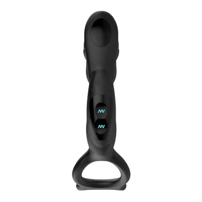 Nexus SIMUL8 Dual Motor Vibrating Prostate Massager with attached Cock Rings