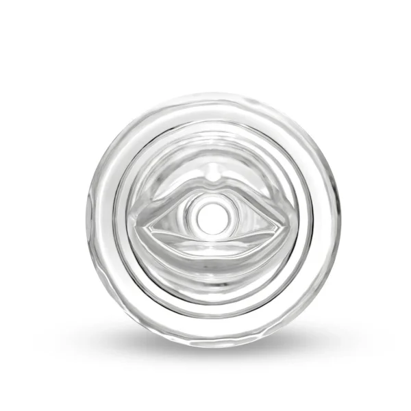 Clear Glow-In-The-Dark Self Lubricating Stroker