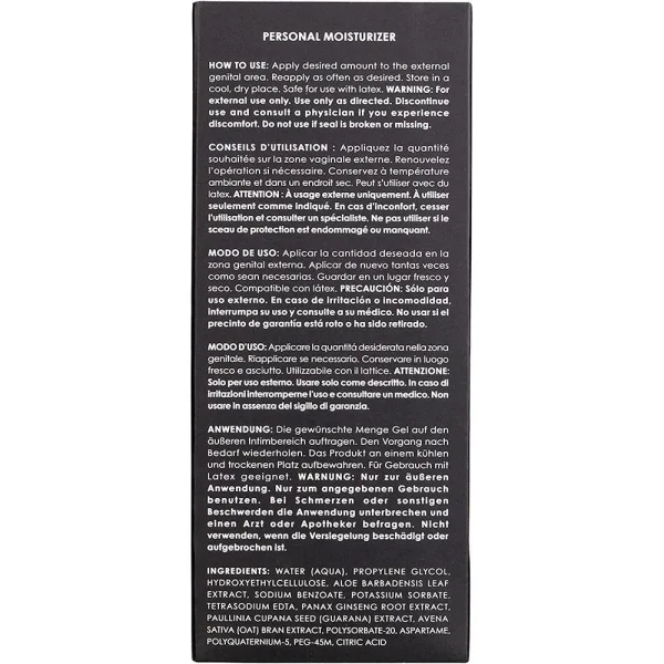 LELO Personal Moisturizer - Water-Based Personal Lubricant | 2.5oz