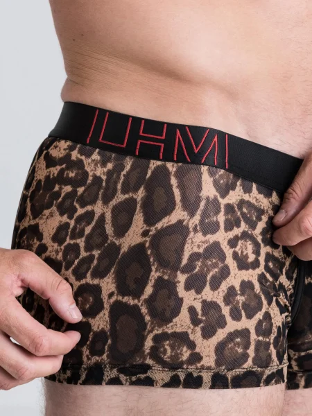 LHM Leopard Print Mesh Boxers