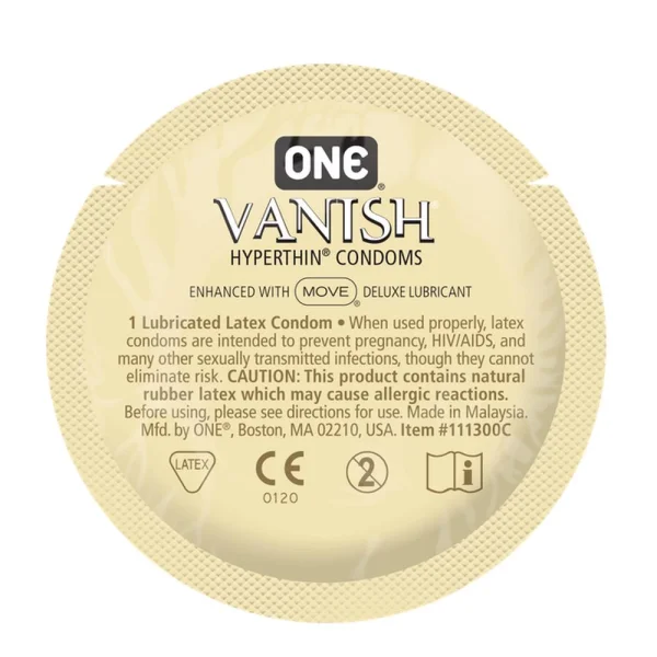 ONE Vanish Hyper-Thin Condoms (12 Pack)