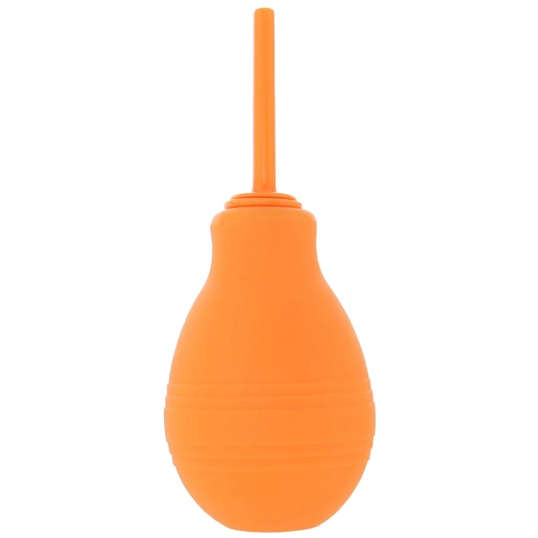 Cheeky One Way Flow Douche Anal Cleansing Tool By CalExotics - Orange