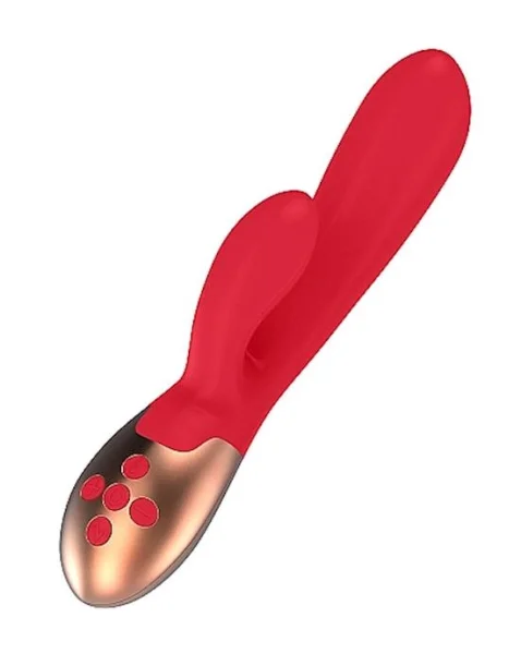 Heating G-spot Vibrator - Exquisite  - Red - 8 Inch