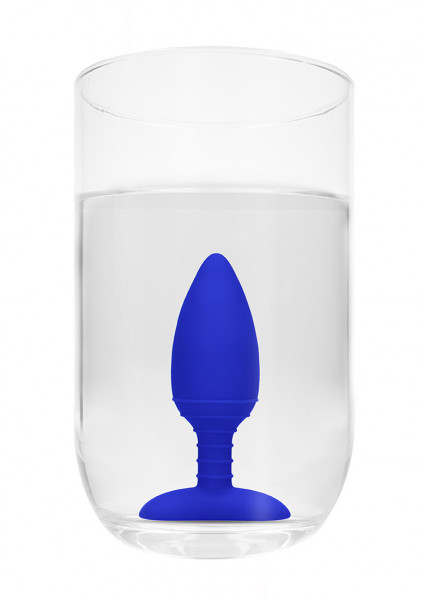 Heating Anal Butt Plug - Glow - Blue - Anal Vibrator