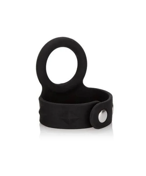 Silicone Tri-Snap Scrotum Support Ring - Medium