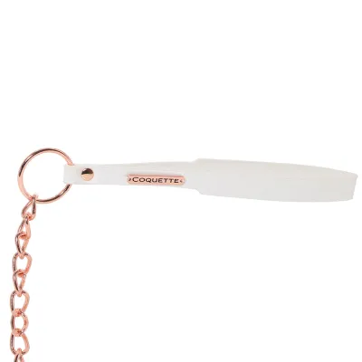 Chain Leash in White