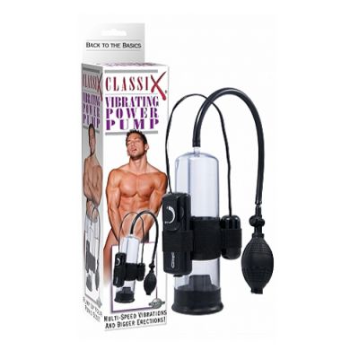 Classix Vibrating Power Pump Black
