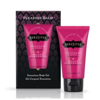 Pleasure Balm Sensations Body Gel Raspberry Kiss 1 7 Fl Oz
