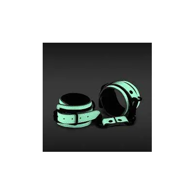 NS GLO Bondage Wrist Cuff Green