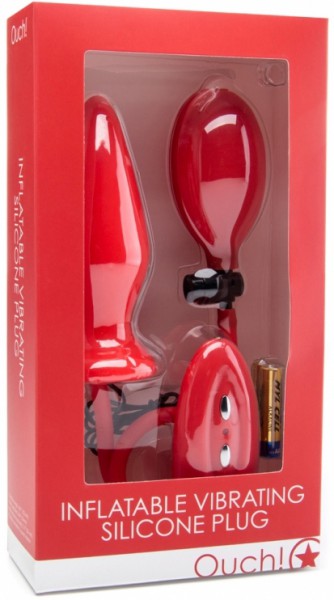 Inflatable Vibrating Butt Plug