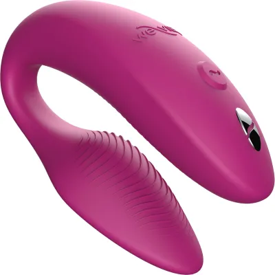 We Vibe Sync Rechargeable Silicone Remote App Controlled Couples Vibrator Dusty Pink