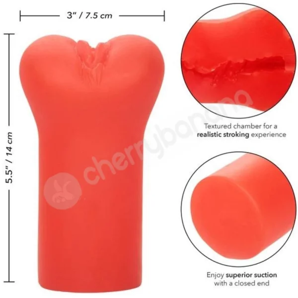 Cheap Thrills The She-Devil Red PureSkin Suction Masturbator