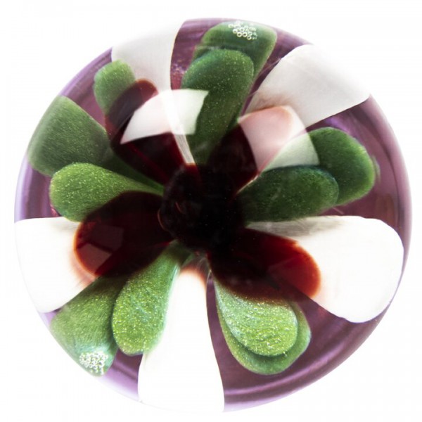 Glacier Glass Flower Power Dildo – 8 Inch — image 4 of 6