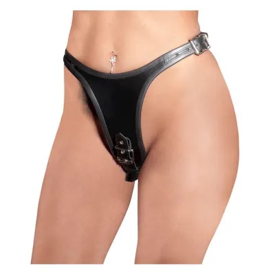 Leather Dual Dildo Briefs