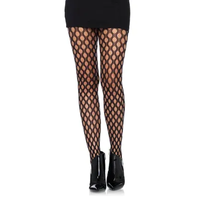 Oval Net Tights One Size Black