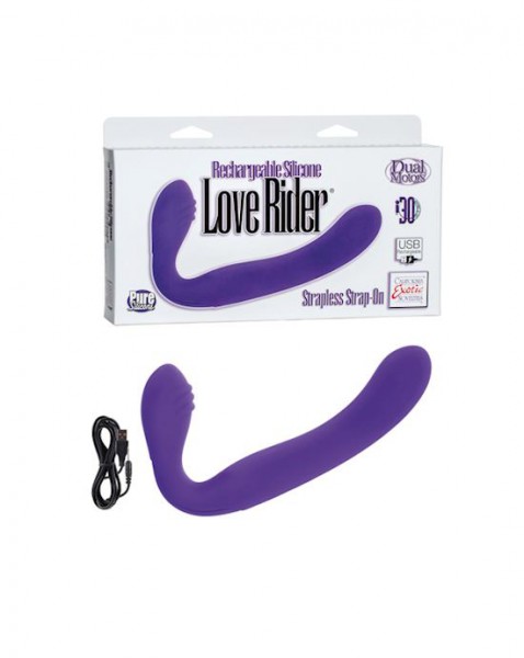 Rechargeable Silicone Love Rider Strapless Strap-on