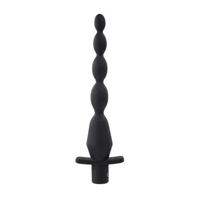 Vibrating Butt Beads Black
