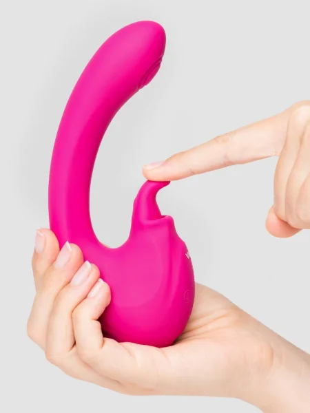 Vive MIKI Rechargeable Pulsing and Flickering Silicone Rabbit Vibrator