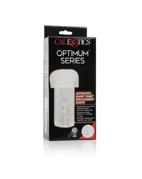 Calexotics Optimum Series Automatic Smart Pump Replacement Sleeve - Clear
