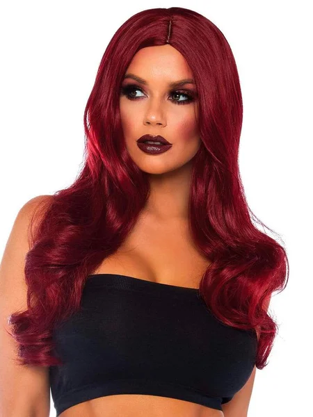 Leg Avenue Long Wavy Red Wig — image 7 of 7