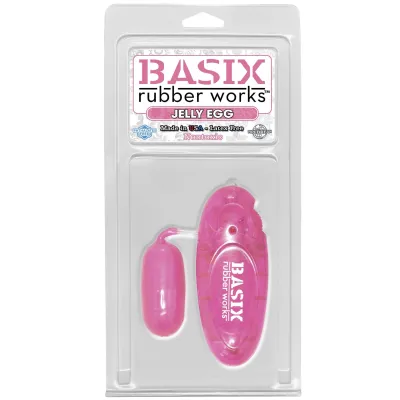 Basix Rubber Works Jelly Egg Pink