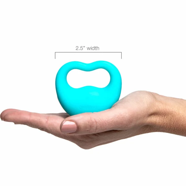 Lovelife Rev Rechargeable Silicone Easy-Grip Finger Vibrator - Turquoise