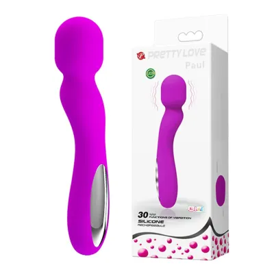 Pretty Love Paul USB Rechargeable Wand Fuchsia