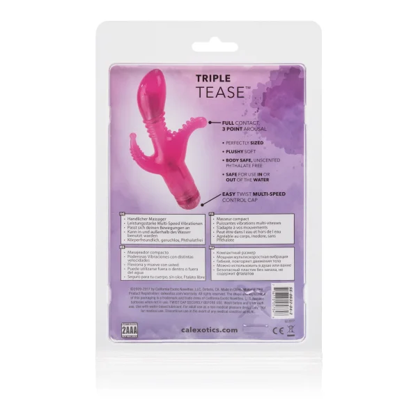 Triple Tease Vibe - Pink