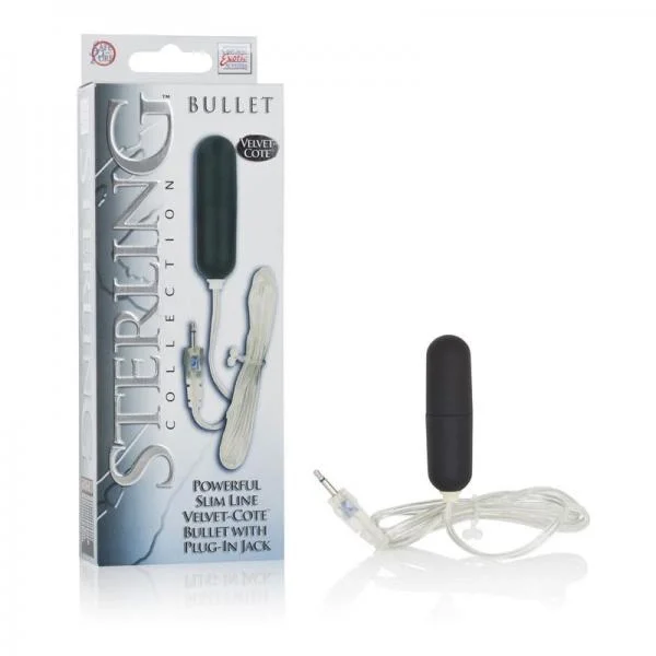 Sterling Slimline Velvet Cote Bullet Black