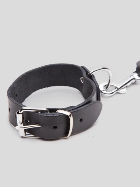 Bondage Boutique Leather Wrist to Collar Restraint