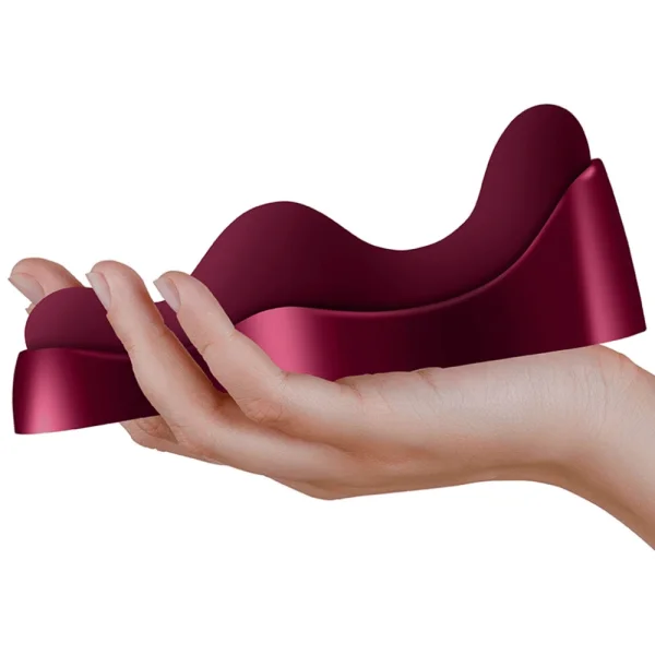 Ruby Glow Blush Sit On & Rock Hands-Free Vibrator