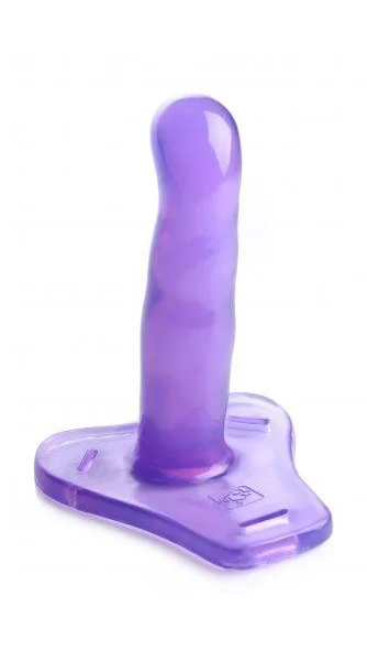 Comfort Ride Strap-on Harness with Dildo - Purple