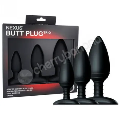Nexus Trio Butt Plug Training Set 3 Pack