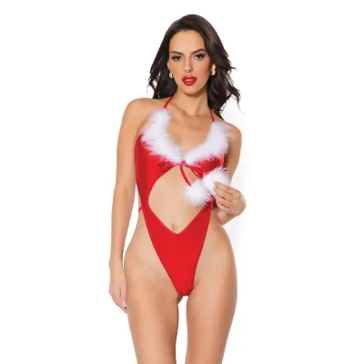 Santa Baby Marabou Teddy