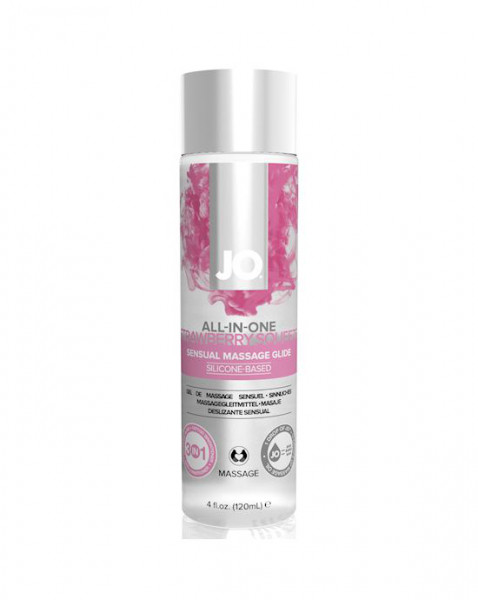 System Jo Massage Glide Strawberry 120 Ml - 120ml