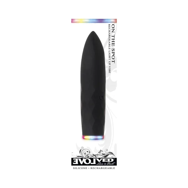 Evolved On The Spot Bullet 7 Function Rechargable Silicone Waterproof Black — image 9 of 9