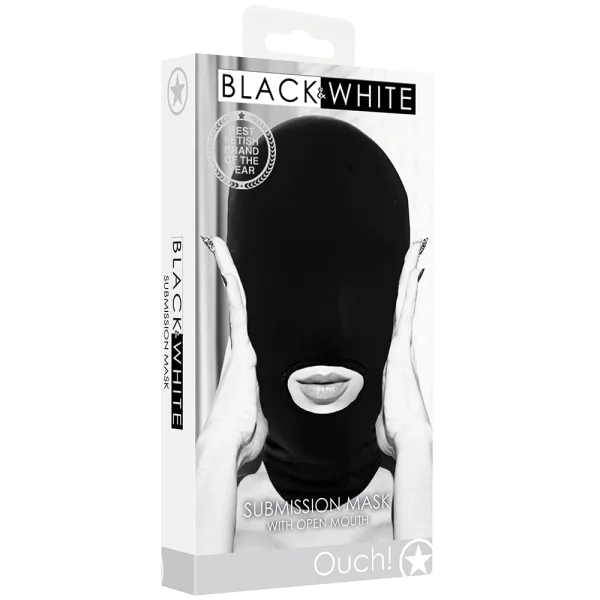 Ouch Submission Mask with Open Mouth