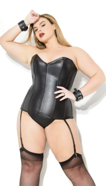 Metal Boned Matte Corset