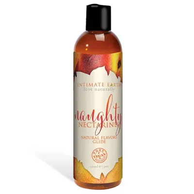 Intimate Earth Natural Flavour Naughty Nectarine Lubricant