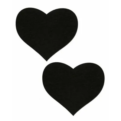 Heart Sweety Hearts Black Pasties O S